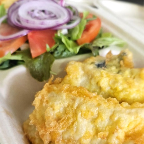 Filete de merluza crujiente...