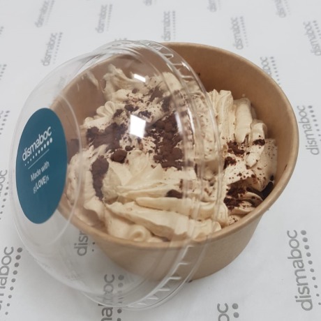 Mousse de plátano con dulce...