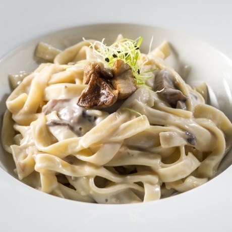 Tallarines a la carbonara...