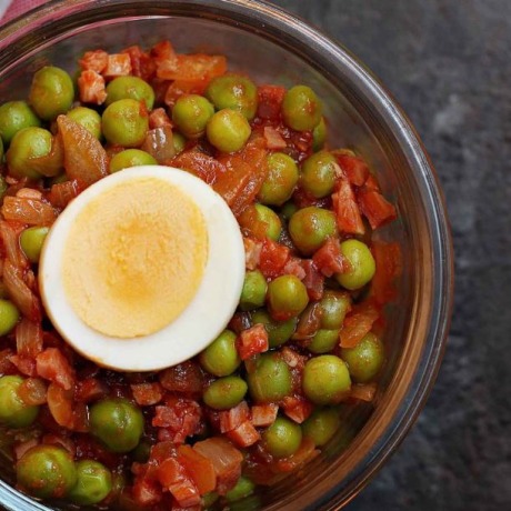 Guisantes salteados con...