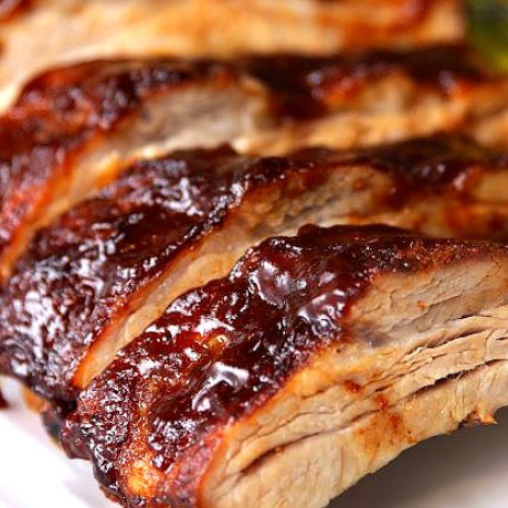 Costilla asada con arroz &...