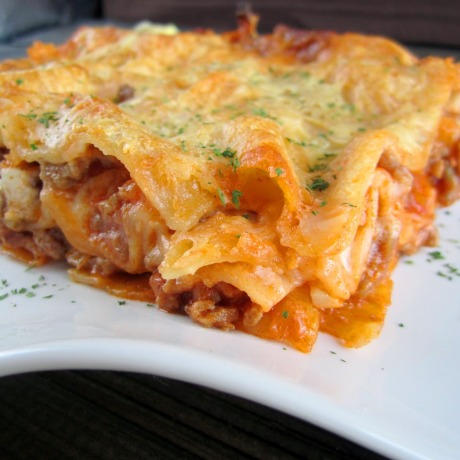 PLATO DIARIO: Lasaña de carne